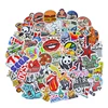 100 Pcs Per Pack Cool Vinyl or Paper Waterproof Stickers for Bicycle