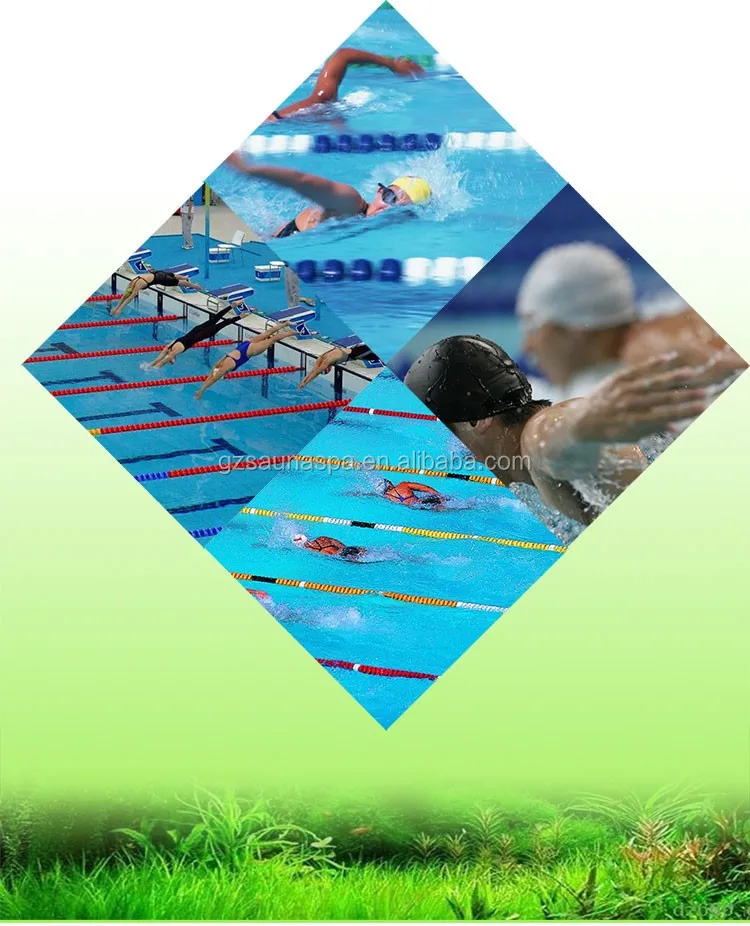 wave pool,caboose guangzhou factory swimming pool float line shape lane rope