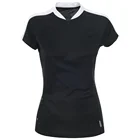 2019 New Design Wholesale clothing garment plain half zip neck tops women t shirts custom ringer ladies tee shirts