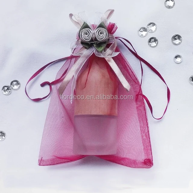 fancy organza drawstring gift bag