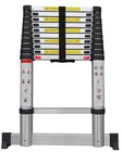 3.8m Aluminum Telescoping Telescopic Folding Step Ladder with Stabilizer china supplier