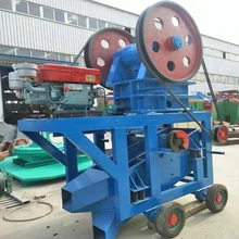 ISO9001:2008 and CE portable stone crusher small diesel engine jaw crusher pe-250x400 for sale