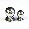 China Manufacturer hand knob Glass Door Round Knobs round zinc knobs chrome kitchen cabinet handle WN04