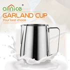 High Quality Coffee Tools Stainless Steel Coffee Garland Milk Cup/Milk jug garland cup