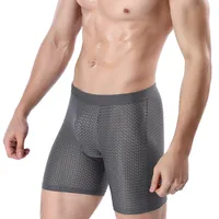 4XL Fashion Men Sports Elastic Waist Underwear Long Ice Mesh Eye Sexy Breathable Running Wear Leg Boxer
4XL Fashion Men Sports Elastic Waist Underwear Long Ice Mesh Eye Sexy Breathable Running Wear Leg Boxer