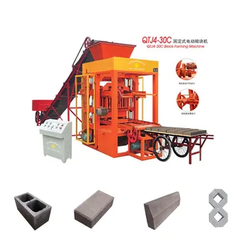 QT4-30C Japan Used Concrete Block Machine Brick Making Machine In India Price Sand Block Shaping Machine In India Price
