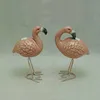 Creative Home Decoration For Gift Ceramic Pink Flamingo