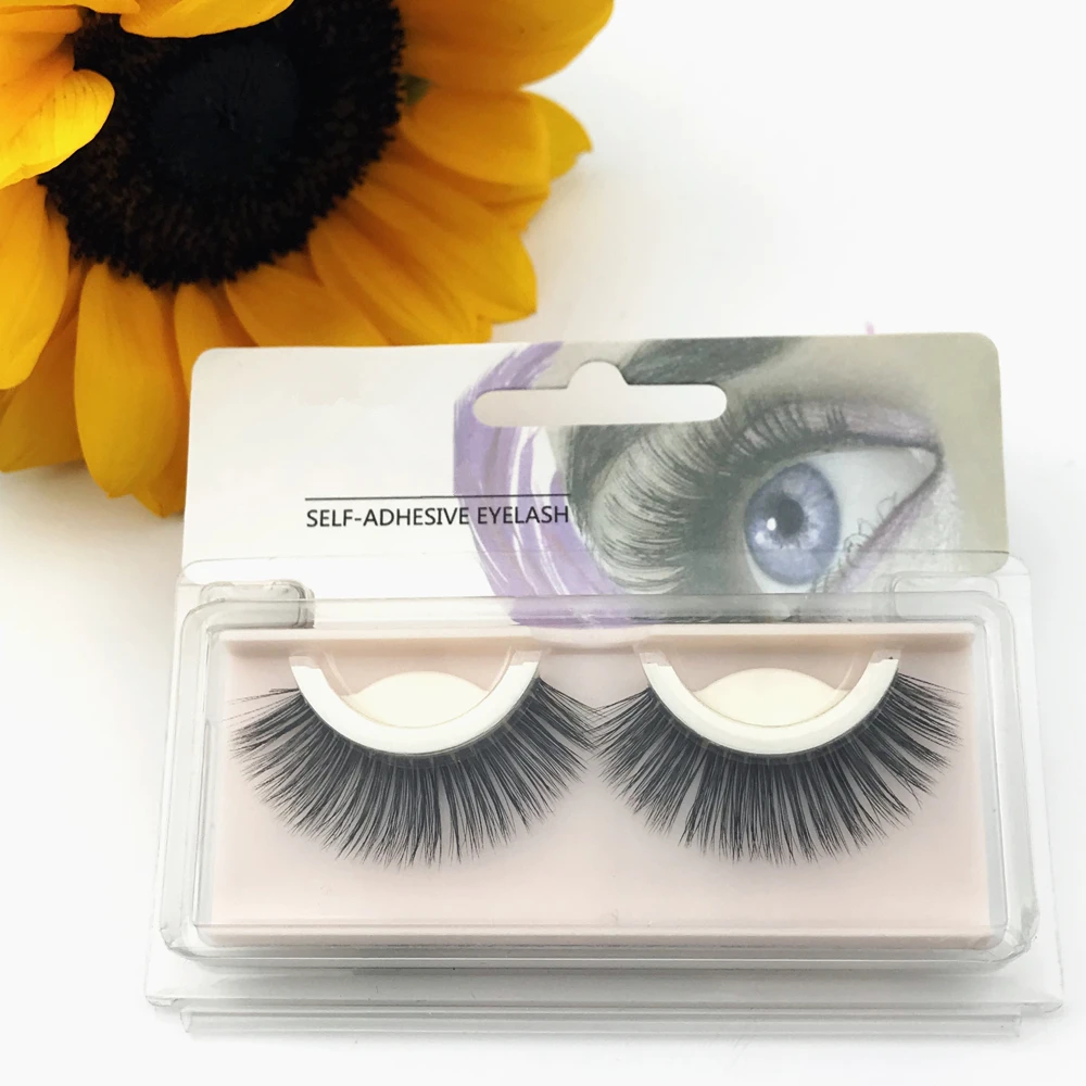 Self Adhesive Speed Eyelashes 3D Mink Lashes Self Adhesive Lashes Magic Lashes, Black
Self Adhesive Speed Eyelashes 3D Mink Lashes Self Adhesive Lashes Magic Lashes, Black