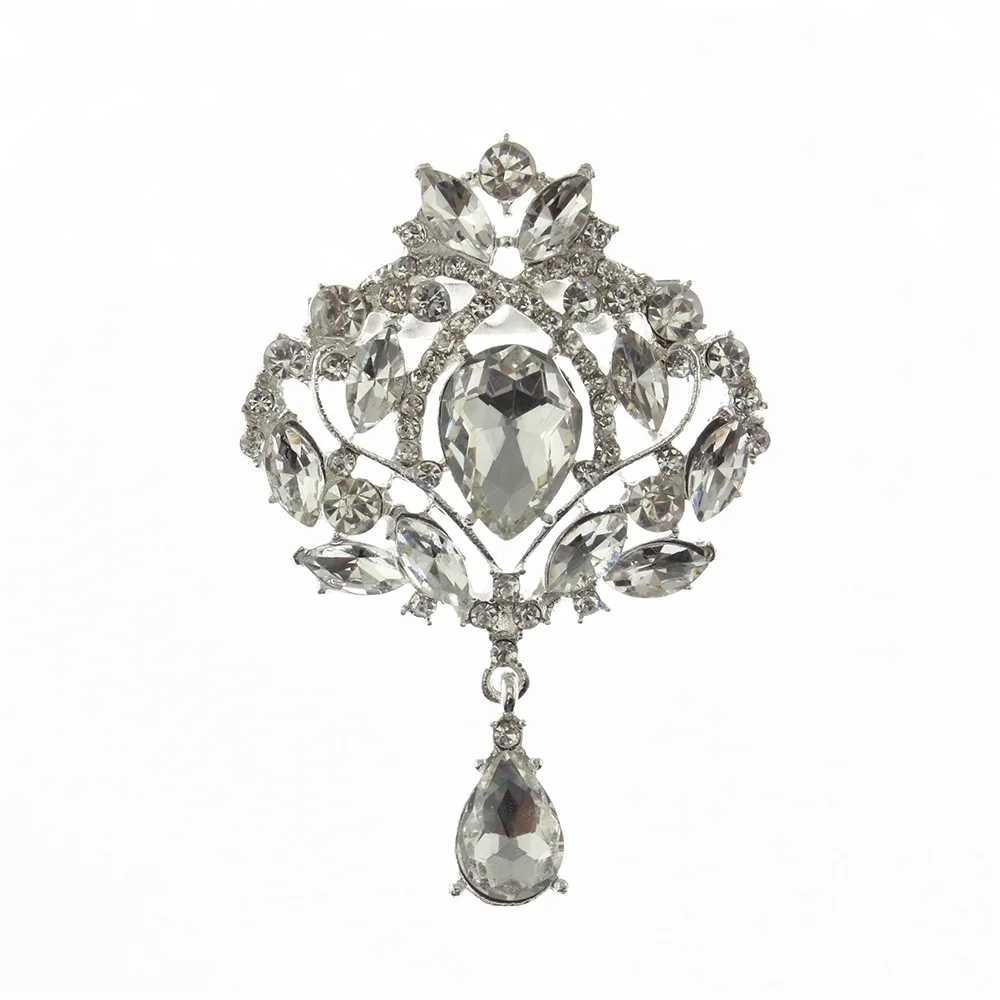 Fashion Wedding Rhinestone Brooches Acrylic Large Water Drop Brooch Pins, As picture
Fashion Wedding Rhinestone Brooches Acrylic Large Water Drop Brooch Pins, As picture