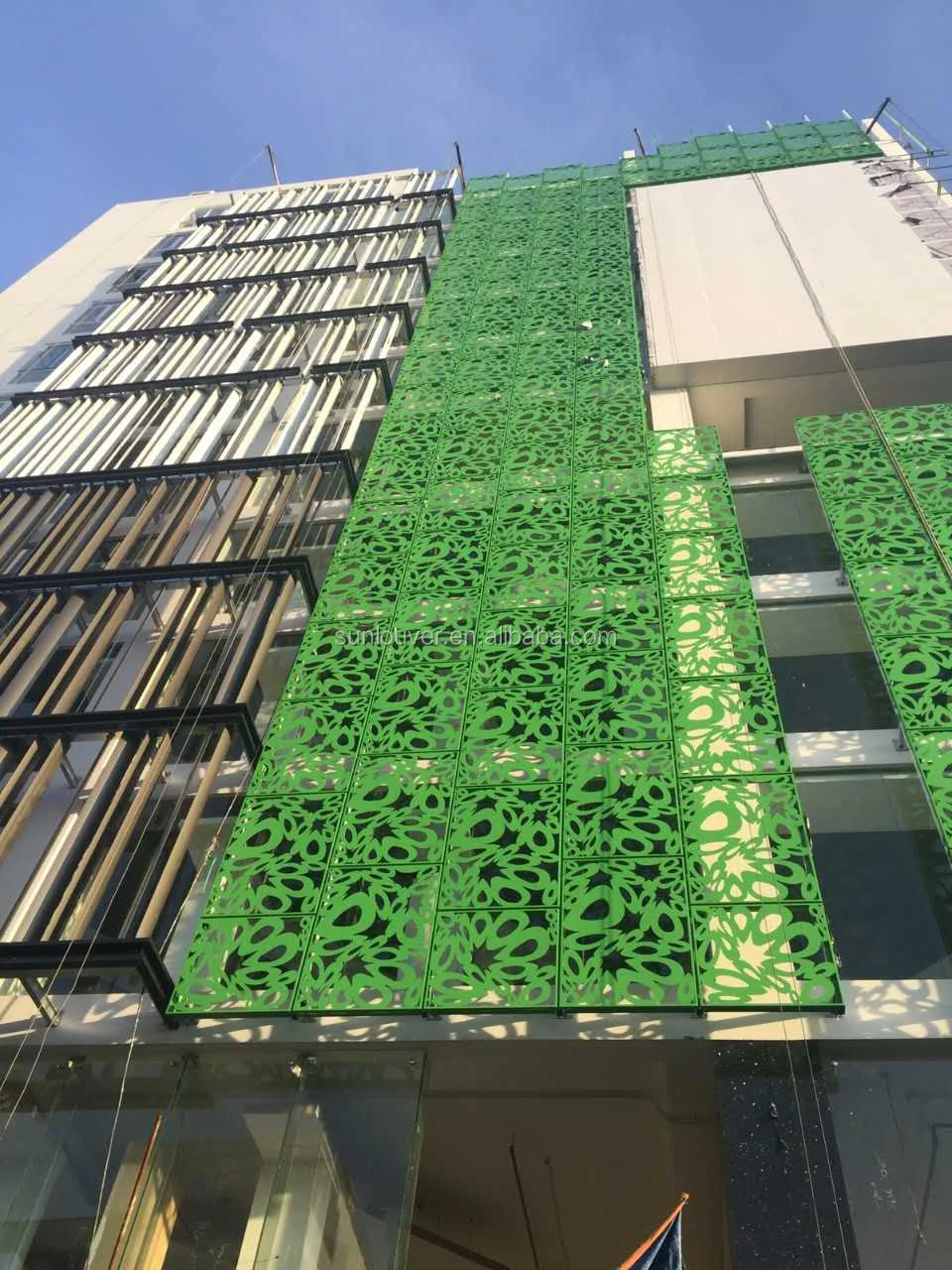 Composite cladding for exterior Building Curtain Wall as Decoration