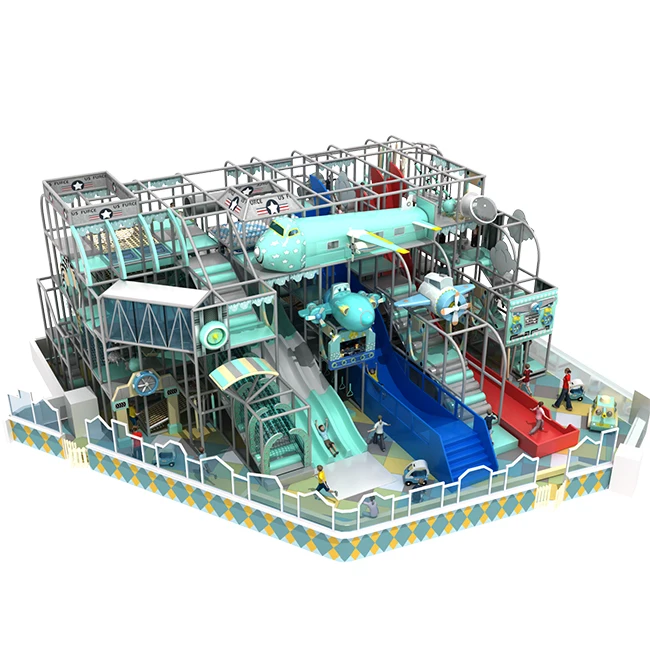 Customized model airplane theme kids commercial indoor playground equipment play structures for sale
Customized model airplane theme kids commercial indoor playground equipment play structures for sale
