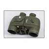10x50 HD Waterproof telescope military binoculars with Rangefinder and Compass