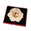 Romantic Creative Rose Flower Ring Box Plastic Craft Ring Box velvet ring box