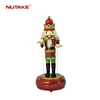 NUTAKE 18 years experience Mouth opening&Hands druming round bottom nutcracker music box
