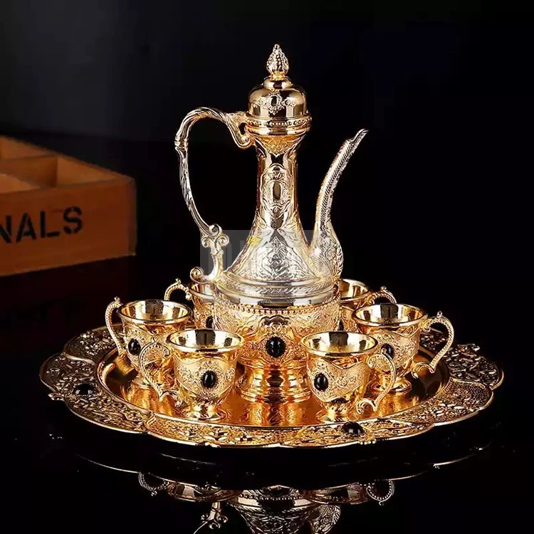 creative tea cup saucer set with tea pot and tray and stand base for arabic and Pilgrimage Muslim favor/ ramadan gift, Color
creative tea cup saucer set with tea pot and tray and stand base for arabic and Pilgrimage Muslim favor/ ramadan gift, Color
