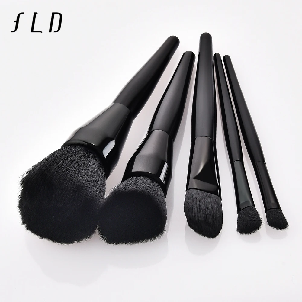 FLD 5pcs Black Powder Blush Makeup Brush Set Eyebrow Face Foundation make up brush Concealer brush
FLD 5pcs Black Powder Blush Makeup Brush Set Eyebrow Face Foundation make up brush Concealer brush