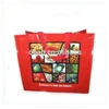 Reusable eco custom laminated clothes gift shopping bags