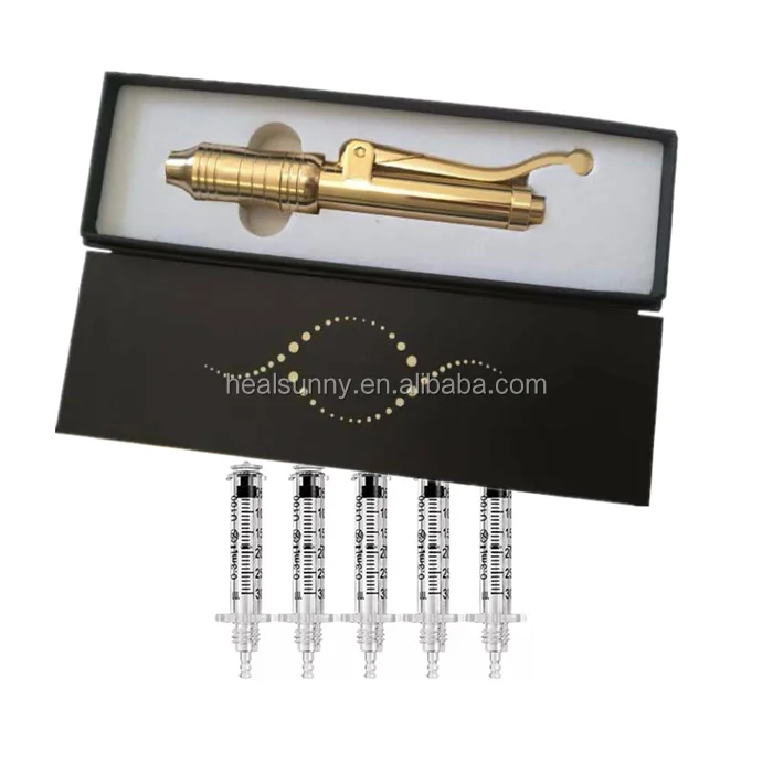 Adjustable hyaluronic serum pen hyaluron pen without needles for anti-wrinkle, Gold/colorful
Adjustable hyaluronic serum pen hyaluron pen without needles for anti-wrinkle, Gold/colorful