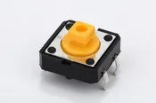 12*12*7.3黄色ヘッドsmd 4ピンタクトスイッチボタン仕入れ・メーカー・工場