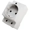 16A 250V Din Rail Mounted Schuko Socket