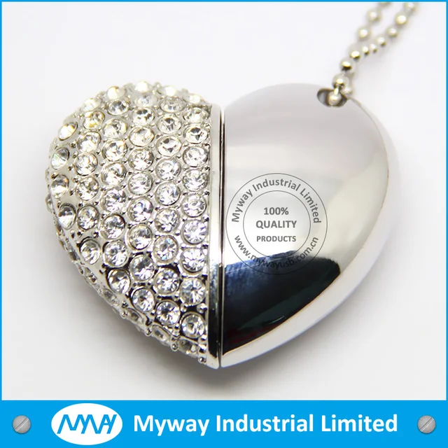 items usb flash drive wedding gift / lovely gift heart shape