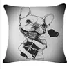 European Popular Linen Cotton And Flax Pillowcase Printing Animal Pillow 40 * 40 cm