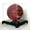 Clear Basketball display box and Soccer Ball Cube Acrylic Display Case