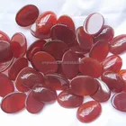 Natural Red Agate Cabochon Gemstones, Loose Oval Cabochons