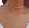Leaves Chain Sequins Choker Necklace 2017 Fashion Bohemian Jewelry For Woman Collar Statement Necklaces Party Jewelry