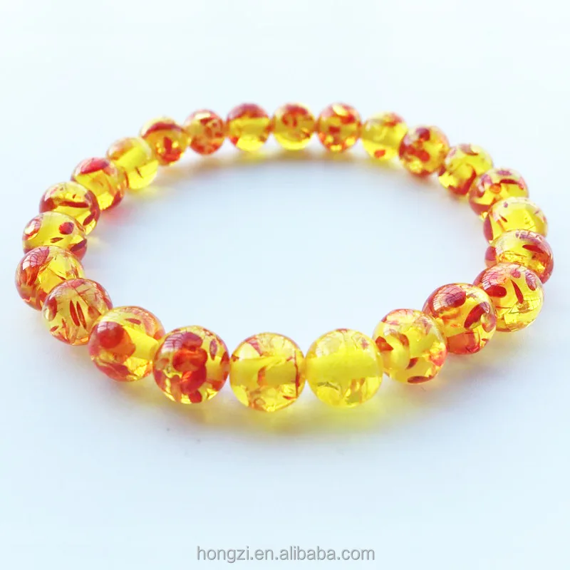Amber crystal transport bead bracelet elastic bracelet 8 mm energy colorful beads hand string bracelet 
Amber crystal transport bead bracelet elastic bracelet 8 mm energy colorful beads hand string bracelet