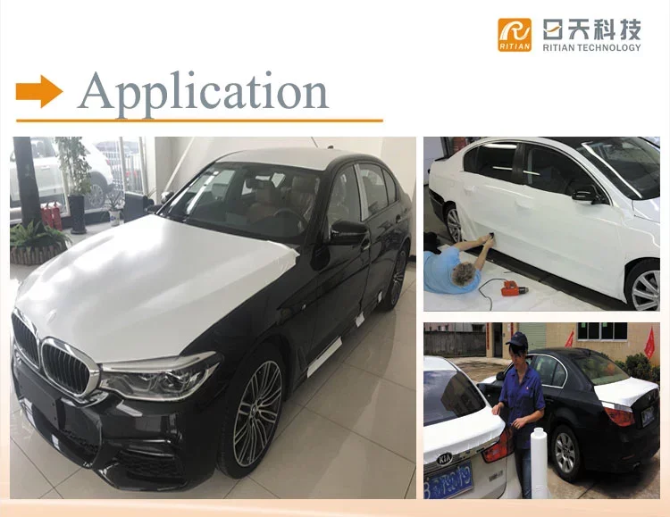 Car Wrapping Paint Protection film, Anti-UV Temporary protection tape for freshly painted surfaces on cars during transport