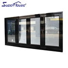 熱 brokenly プロファイルアルミニウム bifolding windows 販売のための家の窓