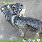 Life-size Silicone Rubber Animated Wolf