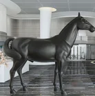 New Design concrete Big Animal Fiberglass Life Size White Horse Resin Statue