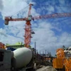 China 50m jib Telescopic offer tower crane manufacture