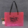 Custom Logo Printing Pvc Transparent Tote Clear Shopping Bags With Handles, Clear Shopping Bag,Pvc Tote Bags