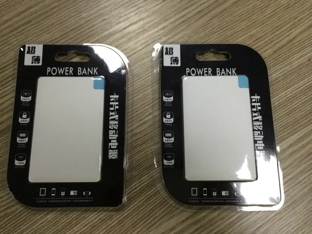 2500mAh Mini Card Power Bank USB Ultrathin Backup Battery for iPhone Charger Powerbank Mobile Power - ANKUX.COM