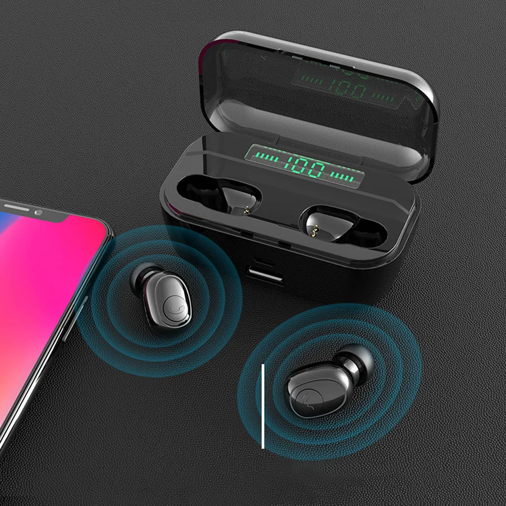 8D stereo for iphone headphones with powerbank 3500mah bulk wireless headphone mini wireless headphone, Black;white
8D stereo for iphone headphones with powerbank 3500mah bulk wireless headphone mini wireless headphone, Black;white