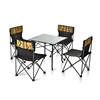 New Arrival Folding Metal Cheap Assemble Garden Camping Table And Chair Set