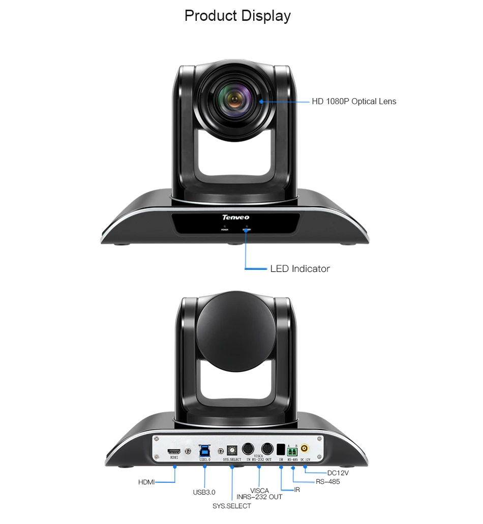 Full HD 30x Zoom PTZ Camera