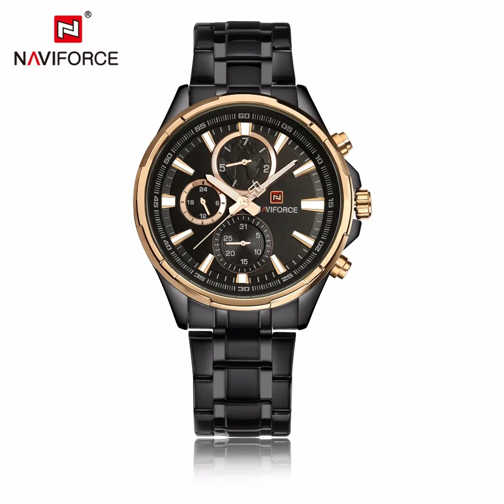 NAVIFORCE 9089 Mens 24 Hour Date Week Month Stainless Steel Quartz Watches, Any color available
NAVIFORCE 9089 Mens 24 Hour Date Week Month Stainless Steel Quartz Watches, Any color available