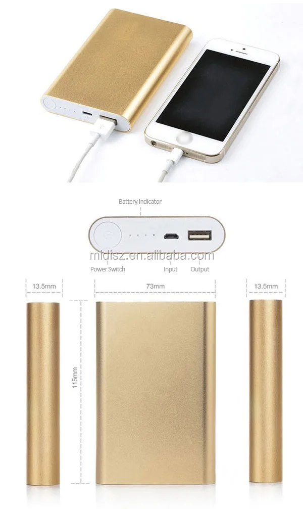 2016 innovative product newest fashionable high capacity Aluminium portable power bank 16000mah made in China - ANKUX.COM