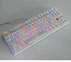 Factory cheapest price high-end 87 Keys wired blue brown red black switch mechanical RGB light N-key rollover gaming keyboard