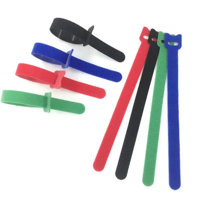 Custom logo fastener strap hook and loop cable tie, Cuetomizd color 
Custom logo fastener strap hook and loop cable tie, Cuetomizd color