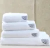 China Hotel Supplies High Quality 100% Cotton Wholesale Prompt Goods Bright White 5 Star Hotel Pool Towels With Nice Dobby