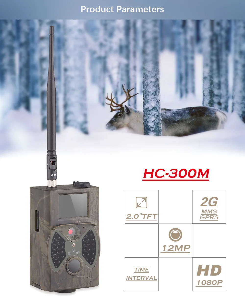 Wild Scouting Hunting Trail Camera 940nm 1080P Video 36 IR Invisible LEDS Suntek HC300M Photo Trap Hidden Motion Camera traps (13)