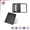 China Supplier A4 Leather Compendium/PU Portfolio/File Folder with LOGO Embossed