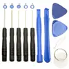 Professional 11 in 1 Cell Phones Opening Pry Repair Tool Kits Smartphone Screwdrivers Tool Set For iPhone Samsung HTC Moto Sony