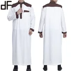 wholesale al daffah thobes new design al daffah muslim clothing arabic thobe men thawb robe abaya Jubba