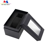 high quanlity custom logo black gift box printed watch box with